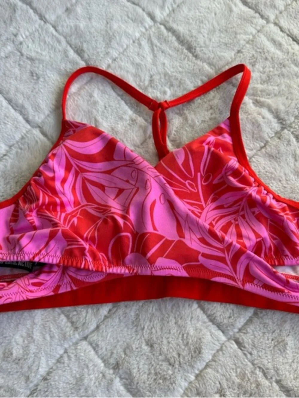 Victoria’s Secret Pink | Active Ultimate Lightly Lined Bikini Top | Size Large